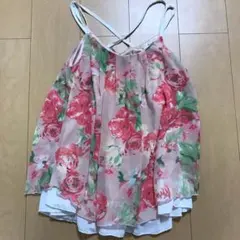 花柄 チュニック