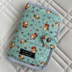 マーガレット&ソフィー　マルチケース　ハンドメイド サックス✖️ブルー系