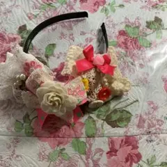値下げしました！ハンドメイド　カチューシャ