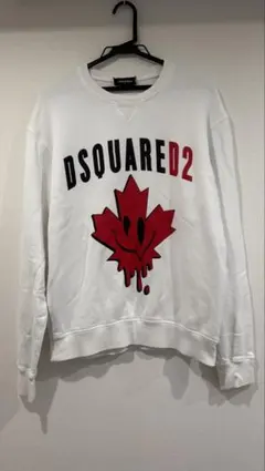 DSQUARED2 ホワイト スウェット S
