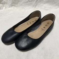 OGA フラットシューズ パンプス ブラック L