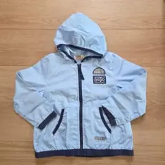 110水色フード付きジャケット