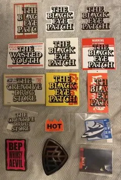 black eye patch ステッカー15種類