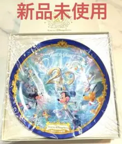 【新品未使用】ディズニーシー20周年プレート　タイムトゥシャイン　記念