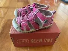 KEEN キッズ ベビー サンダル ピンク サイズ 13.5