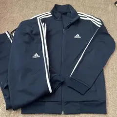 adidas トラックスーツ 上下セット ネイビー