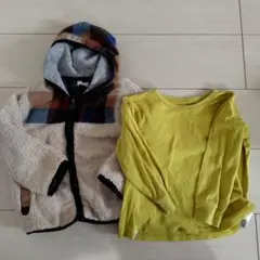 ビケットクラブ　ボアジャケット　100 ベルメゾン　ソフノビTシャツ　まとめ売り