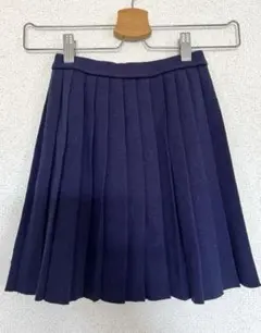 ミキハウス　MIKIHOUSE プリーツスカート　ネイビー