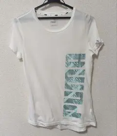 PUMA プーマ★半袖Tシャツ ホワイト ボタニカルロゴのサムネイル