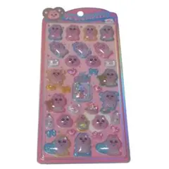 【ピンク】国内正規品　うるちゅるポップシール　 おぱんちゅうさぎ