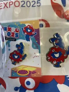 EXPO 2025 ミャクミャク　ピンバッジとマグネット　逆立ち