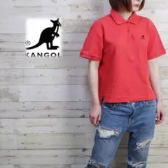 KANGOL カンゴール 赤 ポロシャツ