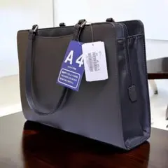 【新品未使用】A4サイズ対応 フォーマルビジネスバッグ／通勤／学校用 多ポケット