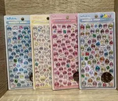 しずくちゃん　ボンボンドロップシール　ミニ　正規品　4種セット　コンプリート