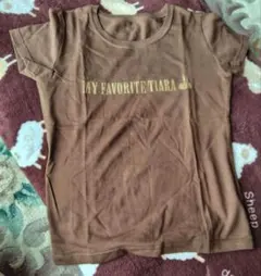MY FAVORITE TIARA Tシャツ ブラウン