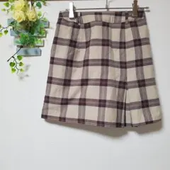 WEGO ウィゴー【F】レディース✨ひざ丈スカート チェック柄 ウエストゴム