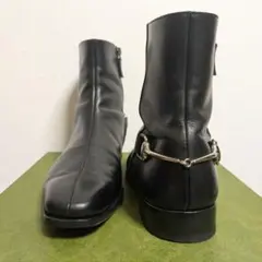 極美品 GUCCI ショートブーツ ホースビット 金具 - メルカリ