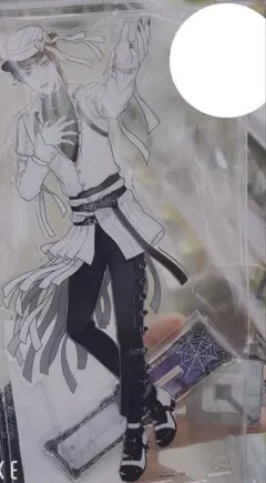 ツイステ ビッグアクスタ スケアリードレス モノクロ ジェイド・リーチ