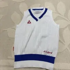 A Co Sportif ノースリーブベスト ホワイト/ブルー