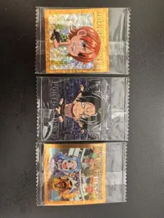 ONE PIECE(ワンピース)大海賊シールウエハース　シークレット　3枚セット