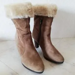 Riz raffine リズラフィーネ 本革ショートブーツ 23cm