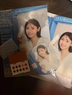 白石聖さんクリアファイルうちわ口紅サンプルのサムネイル