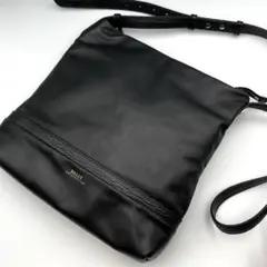 美品✨BALLY レザー　ショルダーバッグ　サコッシュ　肩掛け　黒　ブラック