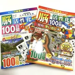 【 新品 】脳が活性化する100日間パズルプラス ２冊セット