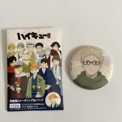 ハイキュー　和紙風トレーディング缶バッジ