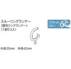 TOSO クラスト19 スルーリングランナー ブラック 5個 未使用のサムネイル