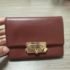 最終値下げ　MICHAEL KORS バーガンディ カードケース