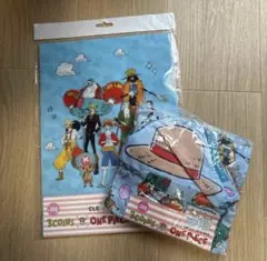 3COINS ONE PIECE クリアファイル 4枚 エコバッグセットのサムネイル