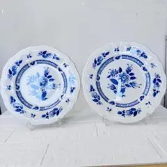 【美品】NIKKO ダブルフェニックス 皿 19.5cm 硬質陶器 昭和レトロのサムネイル