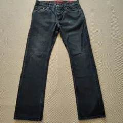 ダークブルー ストレートデニム30/32