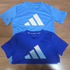 adidas キッズ 半袖Tシャツ 2枚セット 130 140のサムネイル