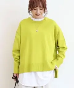 AMERICAN HOLIC◼️バイパチサイドスリットニットプルオーバー