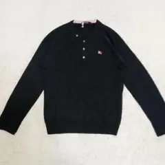 美品　BURBERRY BLACKLABEL ウールセーター 薄手 バーバリー