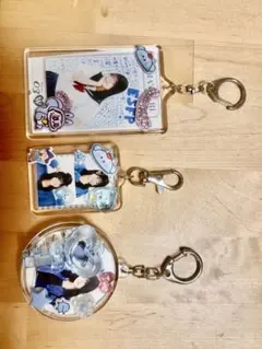 ハンドメイド ブロマイドキーホルダー あこ