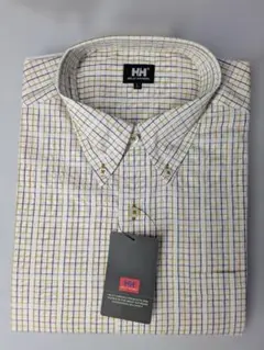 HH 長袖シャツ ホワイト×ゴールド L