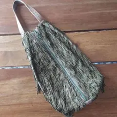 WR　ダブルアール　フリンジバッグ　手提げカバン