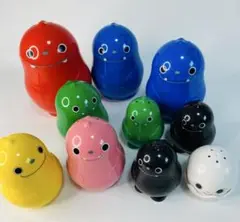 いろっぴ　こどもちゃれんじ　マトリョーシカ　カラフルモンスター　知育玩具　10個