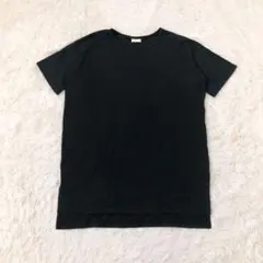 アースミュージックアンドエコロジー　半袖Tシャツ　カットソー　綿100% 黒