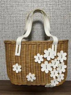 ノーリーズカゴバッグ ノーリーズ NOLLEY'S BAGMATI ラフィアかごバッグ （ブラック