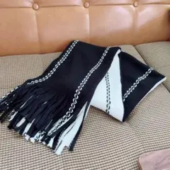 マフラー メンズ ストール 大判 ストライプ メンズ マフラー 洗える 防寒