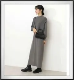 NATURAL BEAUTY BASIC ニットワンピース