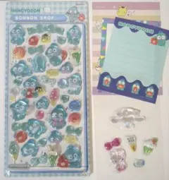 サンリオ　ボンボンドロップシール　ハンギョドン　おまけつき