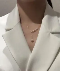 天然真珠 パールネックレス 14Kgf ゴールドフィルド