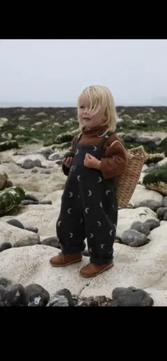 organic zoo ダンガリー　2-3y サロペット