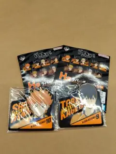 一番くじ　ハイキュー!!　H賞　ラバーチャーム　日向翔陽　影山飛雄