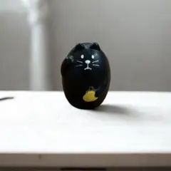 DECOLE 黒ねこ 招き猫 置物 約3.5cm コンコンブル デコレ
